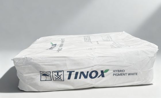TINOX TPW-714 Hochleistungsweißes Hybridpigment mit TiO2 ≥74% Rutilgehalt ≥99% und Helligkeit L* ≥95.0