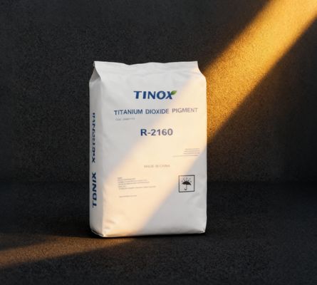 Tinox High Whiteness Titandioxid Rutile R-2160 mit fortgeschrittener Partikelgrößenkontrolle für wasserbasierte und lösungsmittelbasierte Farbsysteme